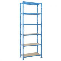 Estante Combi-Plus - prateleira tubular + placa de cobertura em madeira
