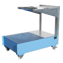 Caixa de retenção móvel com consola - 1 bidão de 200 L - Bauer