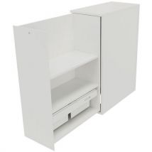 Clen - Bloco abert. Esq. – 3 pr. – axcxp: 115x40x45 cm – branco,