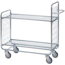 Carro para preparação de encomendas - 2 plataformas - capacidade de 200 kg