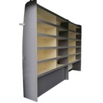 Carga Máx. 20kg - Mobiliário de Montagem Direita em Álamo para Peugeot Boxer L2, L3, L4