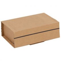 Embalagem Reciclável e Reciclada - Caixa Postal 300x210x110mm Castanho com Faixa Autocolante