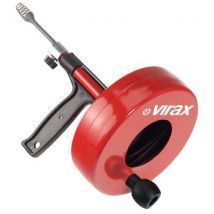 Desentupidor manual com enrolador - Virax