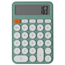 Calculadora de Secretária 12 Dígitos LCD 17mm - Verde - Ideal para Teletrabalho - Sign