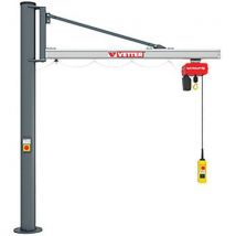 Grua giratória para cargas leves - capacidade de 80 a 500 kg - Vetter