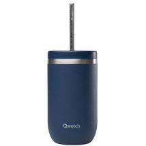 Copo Térmico Inox Mate Azul 470ml - Eco-Responsável, Uso Alimentar - Qwetch