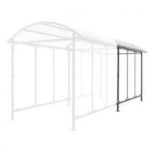 Extensão para abrigo colorido em cúpula para bicicletas - Mottez