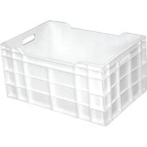 Gilac - Recipiente empilhável sólido- 60 l - branco,