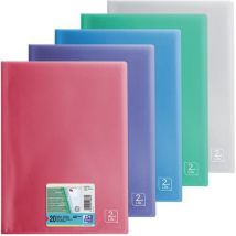 Oxford - Conj. 10 past. Prot. Doc. Oxford 2nd life, a4, 20 bolsas, pp,