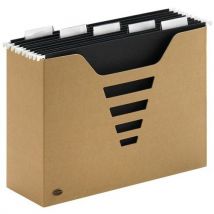 Djois made by tarifold - Caixas de arquivamento em kraft com 5 pastas suspensas,