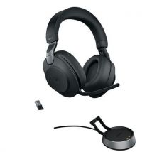 Jabra - Auriculares com fios evolve2 85 uc duo usb-a link 380a +base,