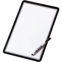 Djois made by tarifold - Quadro com bolsa magneto dry erase erase – preto,