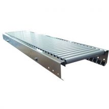 Transportador gravítico em inox com rolos em PVC - 300 mm de largura - Somefi