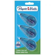 Papermate - Fitas corretoras paper mate – embalagem de 3,