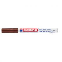 Edding - Marc. De tinta edding 751 – ponta de ogiva média – castanho,
