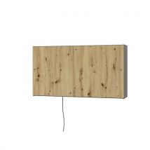 Hammerbacher - Secretária de parede de 120x26x65 cm – carvalho,