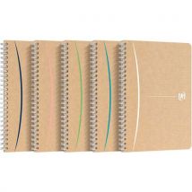 Oxford - Caderno recicl. Oxford touareg 148x210 180p/90 g q5/5 sort.,