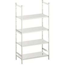 Estante Médica Norme 5 Inox - 1800x1000x400mm - 4 Níveis - 600kg Carga Máx. - Eco-responsável - Hupfer