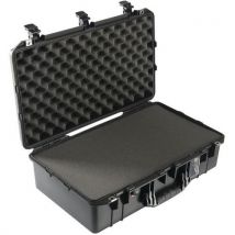 Peli - Mala estanque preta peli air case 1555 com espuma,
