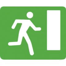 Gergosign - Sinalização no pavimento – saída de emergência – 900x725 mm,
