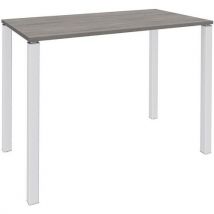 Simmob - Mesa alta 4 pés (lxaxp)140x105x60 cm – carv. Cinz./pés br.,