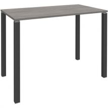 Simmob - Mesa alta 4 pés (lxaxp)140x105x60 cm – carv. Cinz./pés carb.,