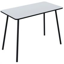 Paperflow - Secretária home office hop de 100 x 50 cm – branco/preto,
