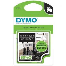 Dymo - Fita de etiquetas autocolantes d1 em nylon flexível de 19 mm,