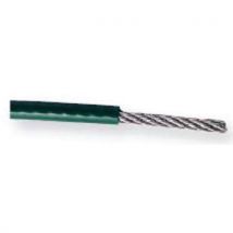 Godet - Cabo aço galvan. Plastificado verde d5/7 mm – coroa 25 m,