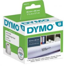 Dymo - Etiquetas de endereço autocolantes dymo – 36 x 89 mm,