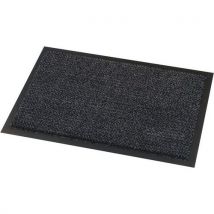 Coba - Tapete de entrada para utilização extremamente intensiva – cinzento/preto – 1,3 m x 2 m,