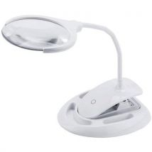 Candeeiro LED Recarregável com Lupa 3 e 8 Dioptrias - 60 lm - ABS - Velamp