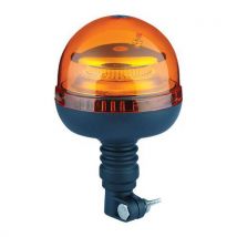 Stak - Luz rotativa led 12/24 v c/base flex. (din). 20 w. Laranja,