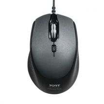 Port Connect - Rato pro silencioso com fios – preto – port connect,