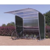 Mottez - Abrigo 6 bicicletas, motas ou scooters ht 2,05m – initial,