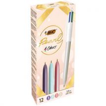 BIC - Esferográfica 4 cores pearl – 4 cores sortidas – bic,