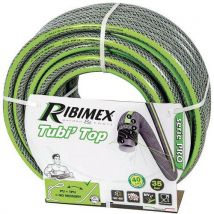 Ribimex - Mangueira tricotada tubi'top – cinzento – 50 m,