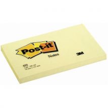 Post-it - Notas post-it de 76x127 mm – amarelo – 100 folhas – post-it,