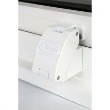 Jackloc - Dispositivo de fecho de janela com chave – branco – titan,