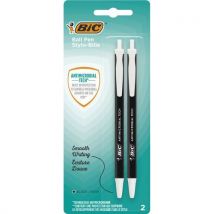 BIC - Esferográfica clic stic antibacter. – blister de 2 – preto,