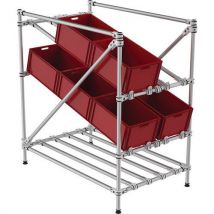 Trilogiq - Mini-rack de recolha tubular 740 x 1200 x 1260,