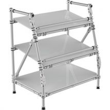 Trilogiq - Expositor tubular com parte frontal inclinada 900 x 600 x 1010,