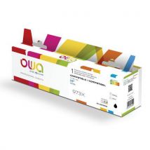 Owa - Cartucho de alta capacidade compatível com hp 973 x preto – owa,