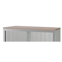 Quadrifoglio - Topo acabamento melaminado para armário – 100 cm – nogueira,