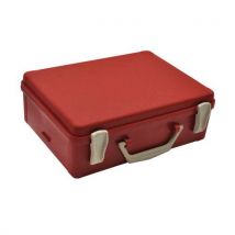 Madeira Reciclável - 250x190x90mm - Mala de Primeiros Socorros Futura Box Vermelha Ecológica