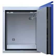 Exacta - Armário cf90 baixo l600 porta azul+extintor de incêndio,