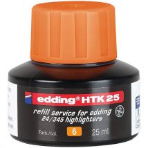 Edding - Recarga htk25 para marcador e24 ecoline – laranja – edding,
