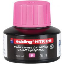 Edding - Recarga htk25 para marcador e24 ecoline – rosa – edding,
