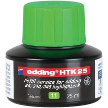 Edding - Recarga htk25 para marcador e24 ecoline – verde – edding,