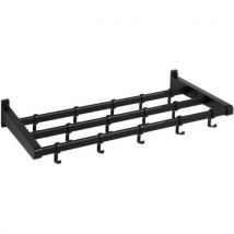 Gardelux by hermeta - Sup. Cabides parede gardelux 1 tipo 7, 20 ganchos – preto,